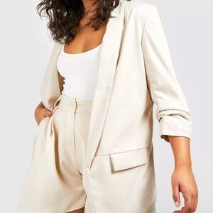 BOOHOO Khaki Blazer